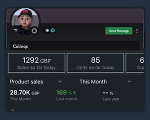 Member result: 28k this month with 9k profit