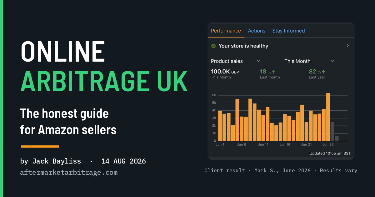 Online Arbitrage UK: the honest guide for Amazon sellers, by Jack Bayliss
